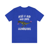 Just A Boy Who Loves Giganotosaurus Dinosaur Shirt, Giganotosaurus Lover Shirt, Giganotosaurus Shirt, Dinosaur Lover Shirt, Adult Kids Image 3