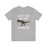 Just A Boy Who Loves Giganotosaurus Dinosaur Shirt, Giganotosaurus Lover Shirt, Giganotosaurus Shirt, Dinosaur Lover Shirt, Adult Kids Image 1