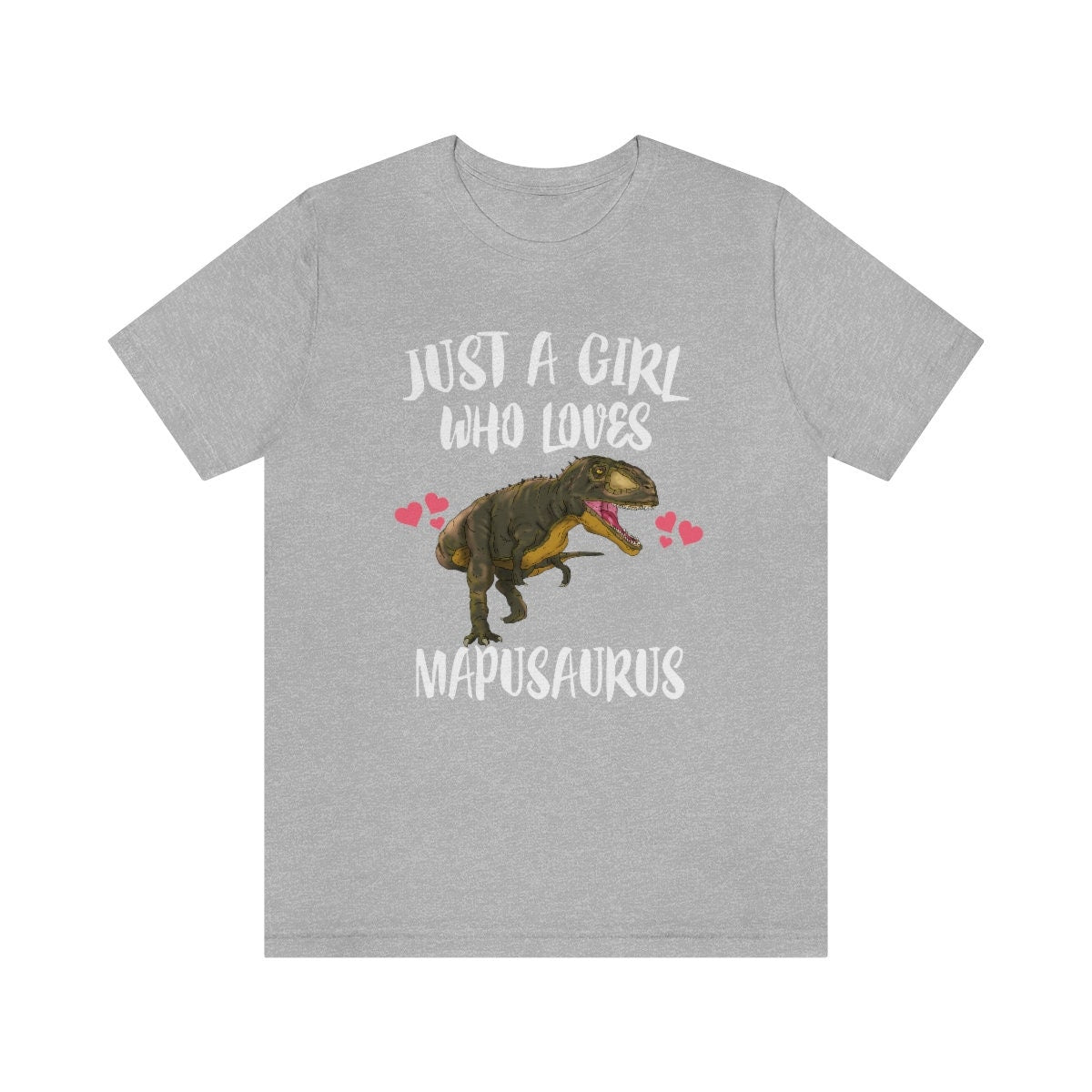 Just A Girl Who Loves Mapusaurus Dinosaur Shirt, Mapusaurus Lover Shirt, Mapusaurus Shirt, Dinosaur Lover Shirt, Adult Kids Image 1