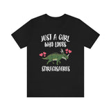 Just A Girl Who Loves Styracosaurus Dinosaur Shirt, Styracosaurus Lover Shirt, Styracosaurus Shirt, Dinosaur Lover Shirt, Adult Kids Image 2