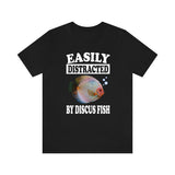 Easily Distracted By Discus Fish Shirt, Discus Lover Shirt, Discus Shirt, Discus Lover Gift, Boy Girl Shirt Image 3