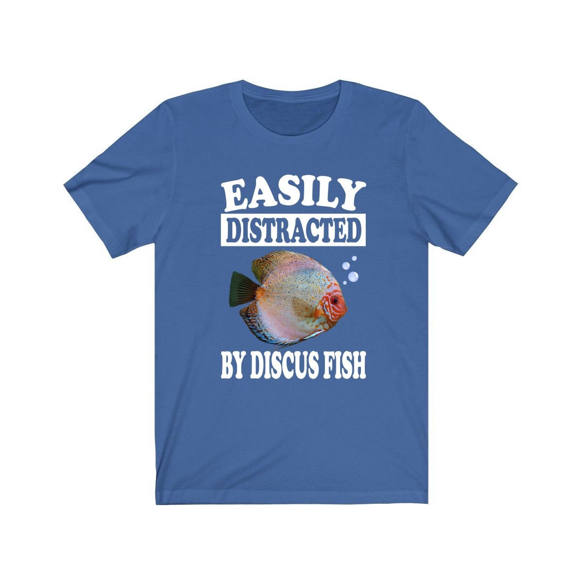 Easily Distracted By Discus Fish Shirt, Discus Lover Shirt, Discus Shirt, Discus Lover Gift, Boy Girl Shirt Image 1