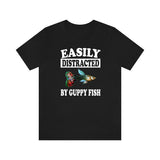 Easily Distracted By Guppy Fish Shirt, Guppy Lover Shirt, Guppy Shirt, Guppy Lover Gift, Boy Girl Shirt Image 2
