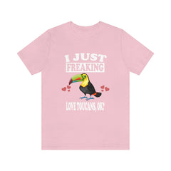 I Just Love Toucans T-Shirt - toucan bird print design