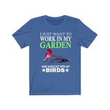Work In My Garden Hang Out With My Birds Shirt, Bird Lover Shirt, Birding Shirt, Bird Lover Gift, Birding Boy Girl Shirt Image 3
