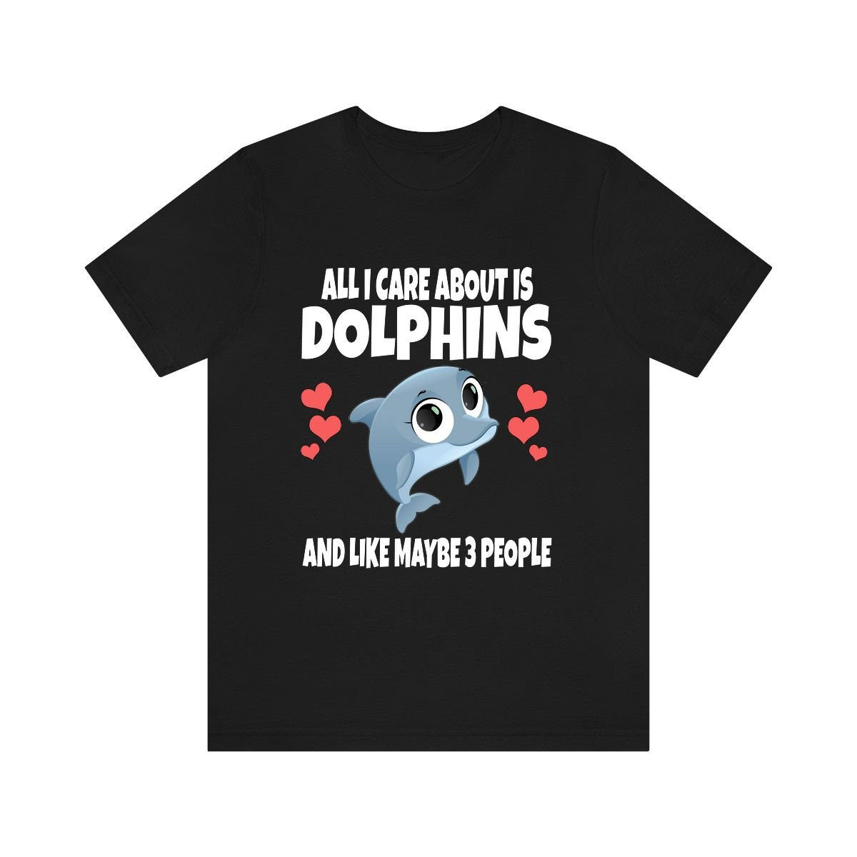 All I Care About Is Dolphins Shirt, Dolphin Lover Shirt, Dolphin Shirt, Funny Dolphin Gift, Boy Girl Shirt Image 1