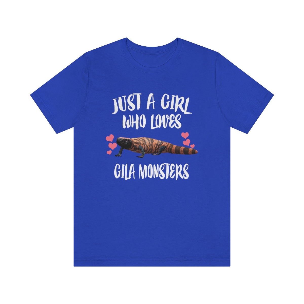 Just A Girl Who Loves Gila Monsters Shirt - Gila Monster print design