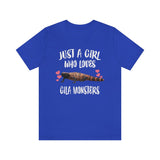 Just A Girl Who Loves Gila Monster Shirt, Lizard Lover Shirt, Lizard Shirt, Lizard Gift, Animal Adult Kids T-Shirt Image 4