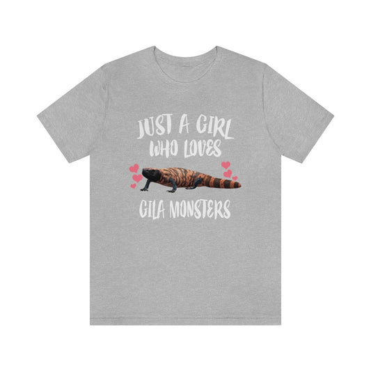 Just A Girl Who Loves Gila Monsters Shirt - Gila Monster print design
