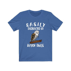 Easily Distracted By Barn Owls Shirt - barn owl print design