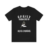 Easily Distracted By Black Phoebes Shirt, Black Phoebe Lover Shirt, Birding Shirt, Bird Lover Gift, Animal Adult Toddler Kids T-Shirt Image 2