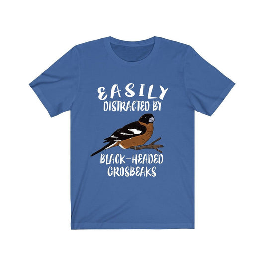 Easily Distracted By Grosbeaks Bird Shirt - grosbeak print design