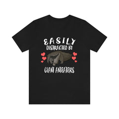 Easily Distracted By Giant Anteaters T-Shirt - giant anteater print design