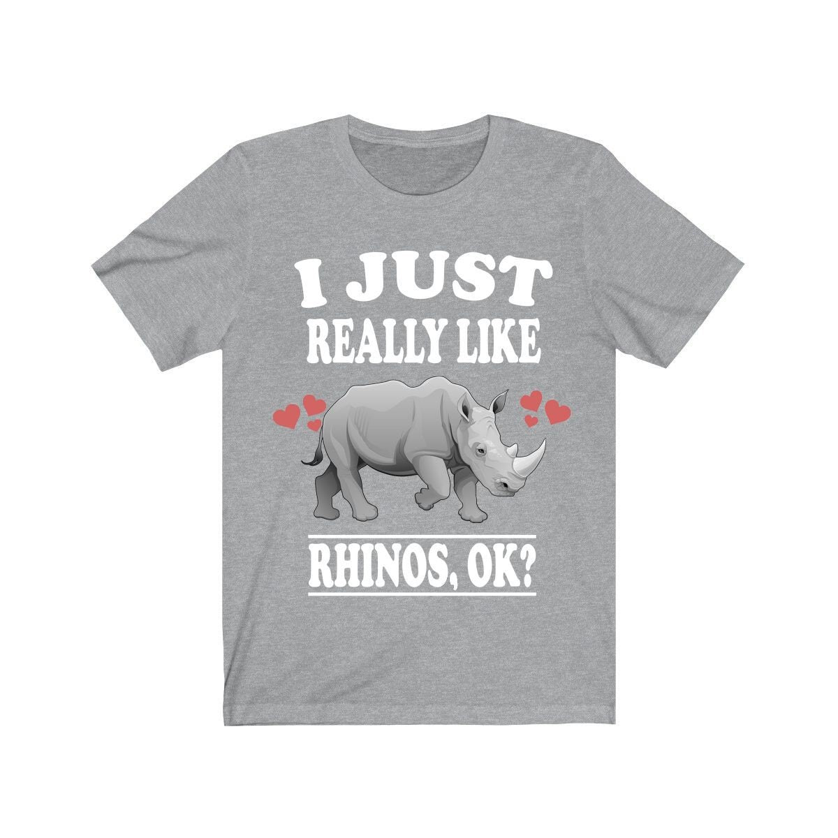 I just really like rhinos African wildlife conservation tee