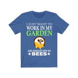 Work In My Garden Hangout With My Bees Shirt, Bee Lover Shirt, Bee Shirt, Bee Owner Shirt, Bee Lover Gift, Bee Boy Girl Shirt Image 2