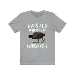 Easily Distracted By American Coots Shirt - American Coot print design