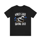 Wold's Best Skunk Dad Shirt, Skunk Lover Shirt, Skunk Shirt, Skunk Owner Shirt, Skunk Lover Boy Girl Shirt Image 2