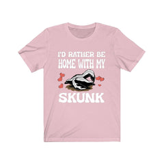 Rather Be Home With My Skunk Shirt - skunk print design
