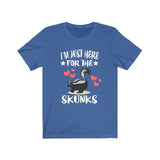 I'm Just Here Fort The Skunks Shirt, Skunk Lover Shirt, Skunk Shirt, Skunk Owner Shirt, Skunk Funny Boy Girl Shirt Image 3