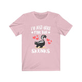 I'm Just Here Fort The Skunks Shirt, Skunk Lover Shirt, Skunk Shirt, Skunk Owner Shirt, Skunk Funny Boy Girl Shirt Image 4