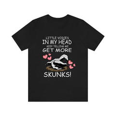 Get More Skunks T-Shirt - skunk print design