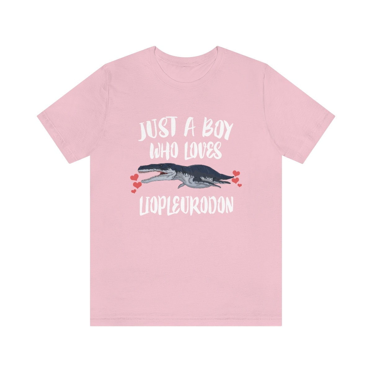 Just A Boy Who Loves Liopleurodon Dinosaur Shirt - Liopleurodon print design