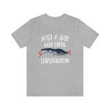 Just A Boy Who Loves Liopleurodon Dinosaur Shirt, Liopleurodon Lover Shirt, Dinosaur Lover Gift, Animal Adult Toddler Kids Gift T-Shirt Image 2