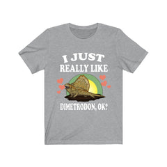 I Just Really Like Dimetrodon Shirt - Dimetrodon print design