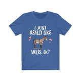 I Just Really Like Mules Ok Shirt, Mule Lover Shirt, Mule Gift Animal Lover Adult Toddler Infant Kids Gift T-Shirt Image 1