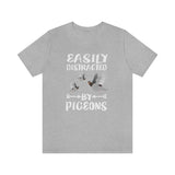 Easily Distracted By Pigeons Shirt, Pigeon Lover Shirt, Birding Shirt, Pigeon Gift, Bird Lover Shirt, Adult Toddler Kids Gift T-Shirt Image 3
