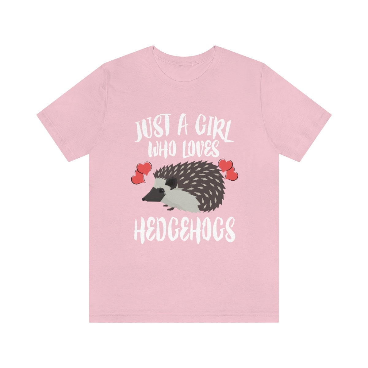 Just A Girl Who Loves Hedgehogs Owner Shirt - hedgehog print design