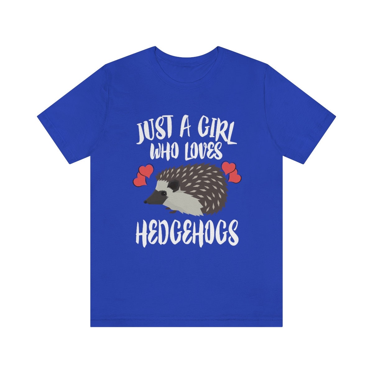 Just A Girl Who Loves Hedgehogs Owner Shirt - hedgehog print design