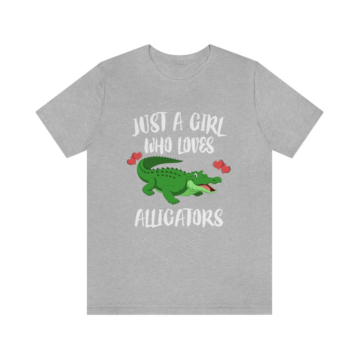 Alligator T-Shirt for Girls - alligator print design