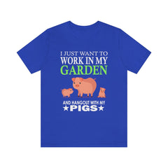Garden And Pigs Shirt - garden and pig print design