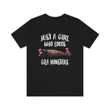 Just A Girl Who Loves Gila Monster Shirt, Lizard Lover Shirt, Lizard Shirt, Lizard Gift, Animal Adult Kids T-Shirt Image 2