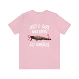 Just A Girl Who Loves Gila Monster Shirt, Lizard Lover Shirt, Lizard Shirt, Lizard Gift, Animal Adult Kids T-Shirt Image 3