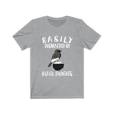 Easily Distracted By Black Phoebes Shirt, Black Phoebe Lover Shirt, Birding Shirt, Bird Lover Gift, Animal Adult Toddler Kids T-Shirt Image 1