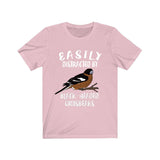 Easily Distracted By Grosbeaks Bird Shirt, Grosbeak Lover Shirt, Bird Shirt, Birding Shirt, Grosbeak Bird Gift, Animal Shirt Image 4