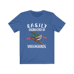 Easily Distracted By Mockingbirds Birds Shirt - mockingbird print design
