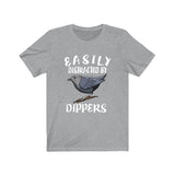 Easily Distracted By Dippers Birds Shirt, Bird Lover Shirt, Birding Shirt, Birding Lover Gift, Adult Toddler Kids T-Shirt Image 3
