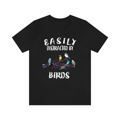 Easily Distracted By Birds Shirt - bird print design