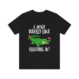 I Just Really Like Alligators Ok Shirt, Alligator Lover Shirt, Alligator Shirt, Alligator Gift Animal Adult Toddler Infant Kids Gift T-Shirt Image 1
