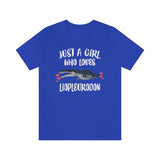 Just A Girl Who Loves Liopleurodon Dinosaur Shirt, Liopleurodon Lover Shirt, Dinosaur Lover Gift, Animal Adult Toddler Kids Gift T-Shirt Image 4