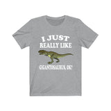 I Just Really Like Gigantosaurus Ok Dinosaurs Shirt, Gigantosaurus Lover Shirt, Dinosaur Lover Gift, Gigantosaurus Dinosaur Gift T-Shirt Image 3