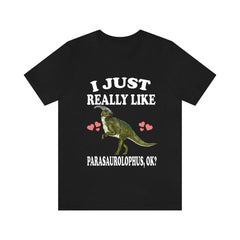 Parasaurolophus Fan T-Shirt - parasaurolophus print design