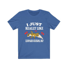 I Just Really Like Leopard Geckos Shirt - leopard gecko print design