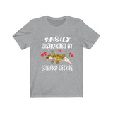Easily Distracted By Leopard Geckos Shirt, Lizard Lover Shirt, Leopard Gecko Shirt, Lizard Owner Shirt, Lizard Lover Gift, Lizard T-Shirt Image 3
