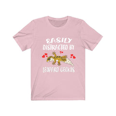 Easily Distracted By Leopard Geckos Shirt - leopard gecko print design