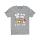 Just A Girl Who Loves Leopard Geckos Shirt, Lizard Lover Shirt, Leopard Gecko Shirt, Lizard Owner Shirt, Lizard Lover Gift, Lizard Shirt Image 3