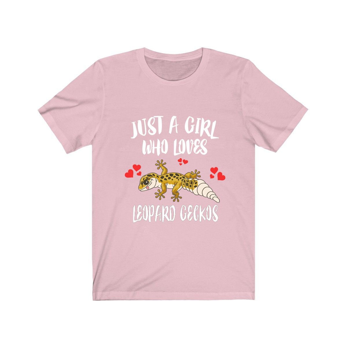 Just A Girl Who Loves Leopard Geckos Shirt - leopard gecko print design